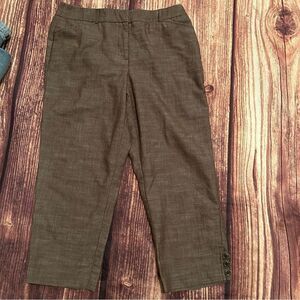 Women’s Counterparts Brown Cropped Pant size 12
